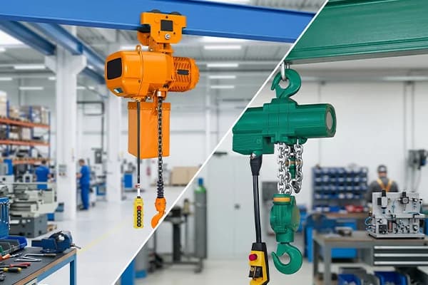 Electric Hoist & Pneumatic Crane